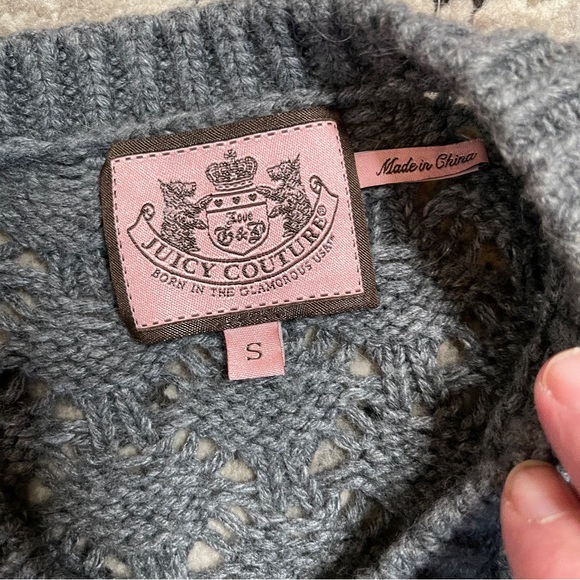 Juicy Couture Size S Beautiful Button Front Sweater - Picture 2 of 10